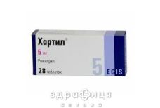 Хартил табл. 5 мг №28 - таблетки від підвищеного тиску (гіпертонії)