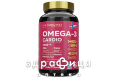 Nordway cardio омега-3 капс 1000мг №90