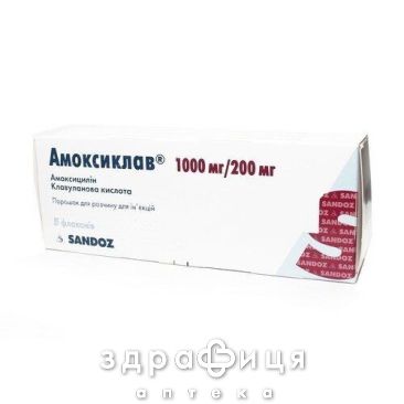 АМОКСИКЛАВ ПОР Д/ИН 1200МГ №5   /N/ | антибиотики