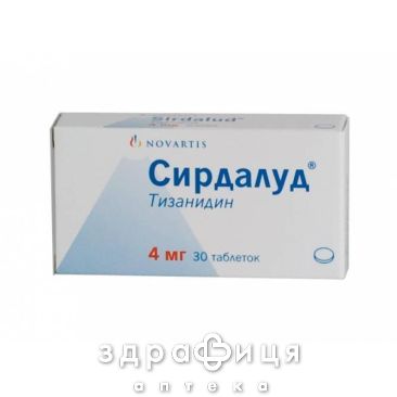 Сирдалуд таб 4мг №30 нестероидный противовоспалительный препарат