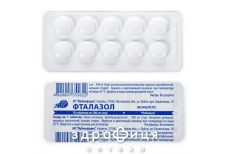 Фталазол таб 0.5г №10 таблетки от поноса и диареи