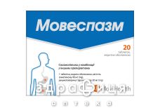 Мовеспазм табл. в/о №20