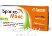 Бронхомакс таблетки в/о 80мг №30 таблетки від кашлю сиропи