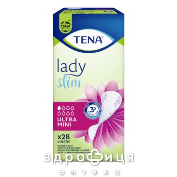 Прокладки tena (Тена) lady slim ultra mini №28