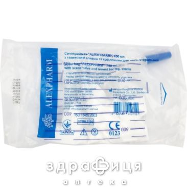 Мочеприемник Alexpharm (Алексфарм) со сливом 750мл ст