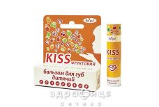 Enjee kiss бальзам д/губ дитячий фруктовый 6мл гігієнічна помада, бальзам для губ