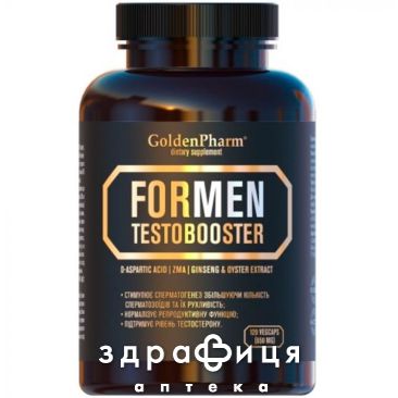 Тестобустер д/чолов капс №120 вітаміни для спортсменів