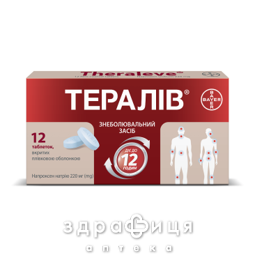 Тералив таб п/о 220мг №12 для суставов