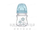 Canpol бутылка еasystart антиколик newborn baby синие звезды 120мл 35/216
