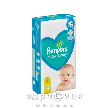 Підгузники памп active baby mini 4-8кг №64