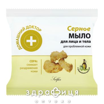 Эльфа дд мыло д/лица и тела серное 70г мыло