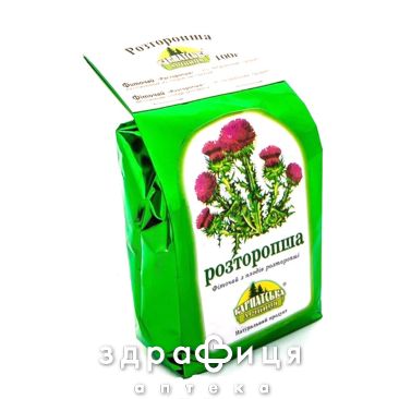 Фiточай &quot;карпатская лечебница &quot; пакет 100 г розторопша гепатопротектори для печінки
