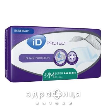 Пелюшки id protect super 60х60см №30