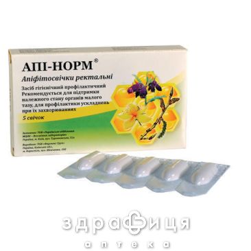 Апи-норм супп ректал №5 Препарат для мочеполовой системы