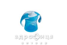 Baby nova 34119/1 чашка з ручками навчальна блакит 220мл