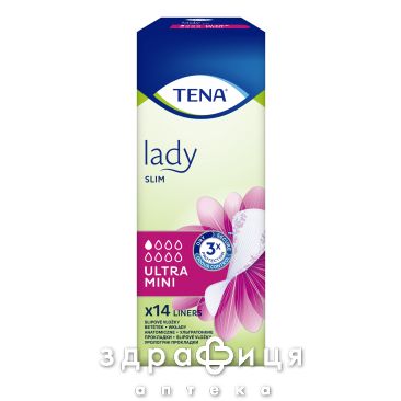 Прокладки урологiчнi tena lady ultra mini №14