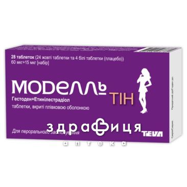 Моделль тин таблетки п/о №28 противозачаточные
