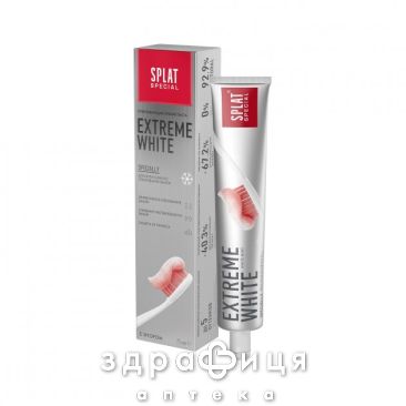 Зубная пасста splat special extreme white 75мл