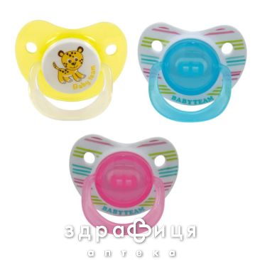 Baby team пустушка силiкон ортодонт 3001