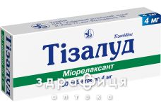 Тiзалуд таб 4мг №30 нестероїдний протизапальний препарат