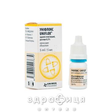 Унифлокс кап гл/уш 0,3% 5мл капли от конъюнктивита