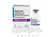 Авастин конц д/р-ну д/інф 400мг/16мг 16 мл №1 Протипухлинний препарати