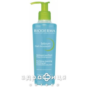 Bioderma себiом гель очищ 200мл 028663i