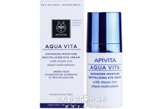 Apivita aqua vita 24 год зволож/оздоровл крем д/шкiри навк очей 15мл