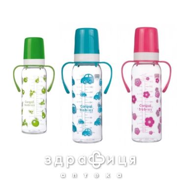 Canpol пляшка з  ручкою bra free 250мл 11/815