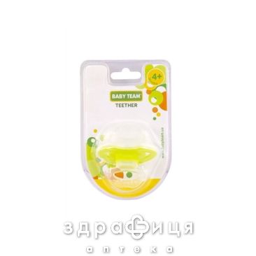 Baby team прорiзувач д/зубiв силiкон 4002