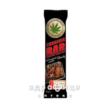 Cannabis bar батончик-мюслі миндаль/каннабіс насіння 40г