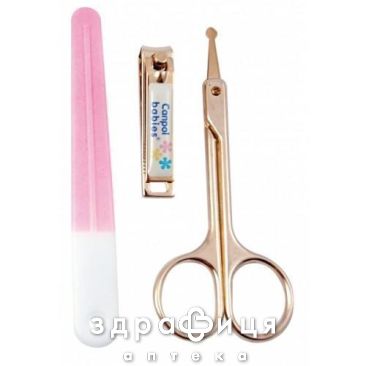 Canpol (Канпол) набор д/ногтей (ножницы+кусачки+пилочка) 9/809