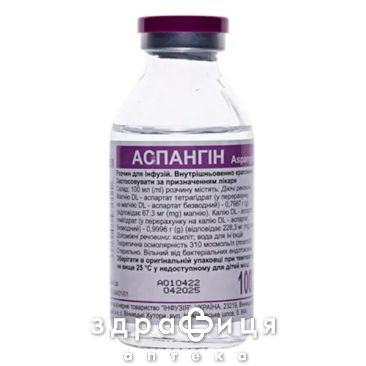 Аспангин р-р д/инф 100мл Микроэлементы и минералы