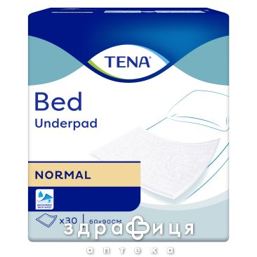 Пелюшки tena bed underpad normal 60х90см №30