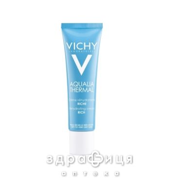 Vichy (Виши) аквалия термаль крем насыщ д/глуб увл д/сух кожи лица 30мл mb061600