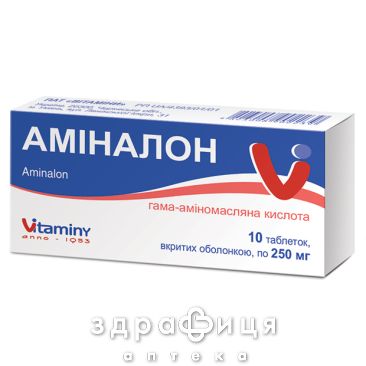 Аминалон-КВ капс 0,25г №10 таблетки для памяти