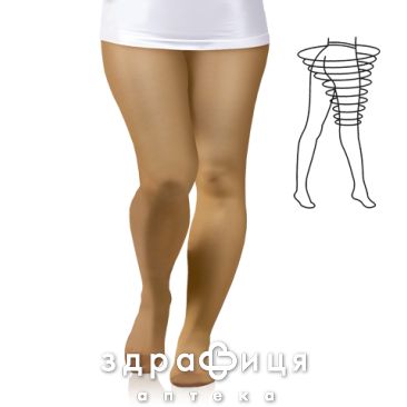 Колготки 0404 мед компрес lux 2кл 1рост №5 карам