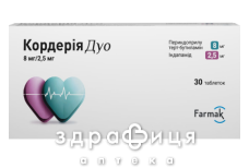 КОРДЕРІЯ АМ ТАБ 8МГ/2,5МГ №30