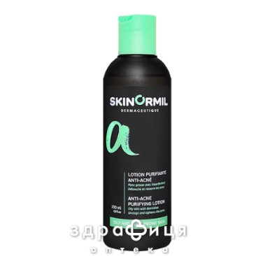 Skinormil антиакне тонік очищуючий 200мл крем для жирної шкіри