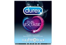 Презервативи  durex dual extaze №3