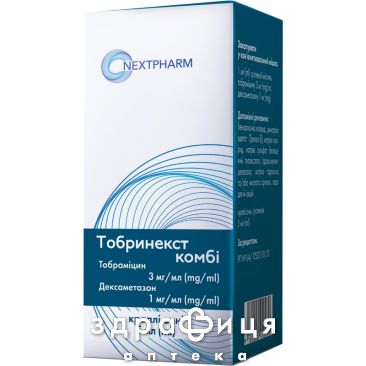 Тобринекст комбі крап оч 5мл краплі для очей з антибіотиком