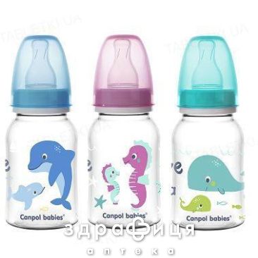 Canpol бутылка love&amp;sea 120мл 59/300