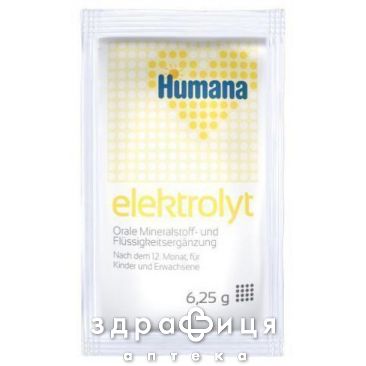 Humana (Хумана) электролит смесь с бананом 6,25г