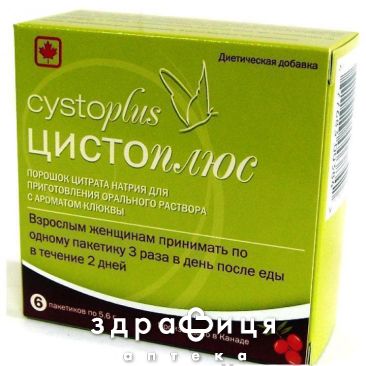 Цистоплюс пак. №6 лекарство для почек