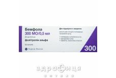 Бемфола р-р д/ин 300ме (22мкг) 0,5мл №1 гормональный препарат