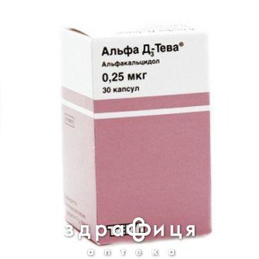 Альфа Д3-Тева капс 0.25мкг №30 витамин Д (D)