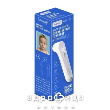 Термометр б/контакт инфракрасн det-3019