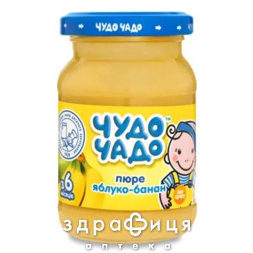 Дитяче харчування чудо-чадо ялуко/банан б/цукр 170г