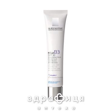 La roche posay мела в3 крем п/гиперпигм кожи и ее повт появл spf30 40мл
