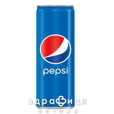 Напиток Pepsi cola сильногаз с сахар и подсластителем sleek ж/б 0,33л